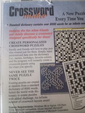 Crossword Maker By Swift Software 1999 R13 picture