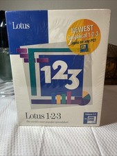 Lotus 123 For DOS Release 2.3 1991  Sealed  New picture