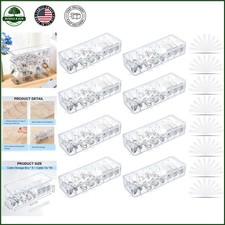 Durable Plastic Cord Organizer with Lid, Ideal for Small Accessories Storage picture