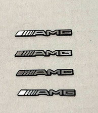 4 Pcs Aluminum Small Emblem Sticker for Mercedes AMG Edition, 1.3