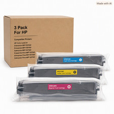 3 PACK Toner W9051MC W9052MC W9053MC for HP E87640Z E87660 E87640Z CMY picture