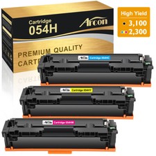 3 Pack 054H Color Toner Compatible for Canon CRG 054 imageCLASS LBP623CDW MF640C picture