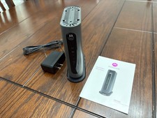 Motorola MB7420 16x4 DOCSIS 3.0 Cable Modem Black w/ Power Adapter & Manual picture