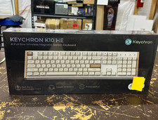 Keychron K10 HE Full Wireless Magnetic Switch RGB Keyboard, White picture