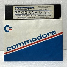 Commodore Quantum Link  Program Disk Ver 3 - 5.25 Media picture