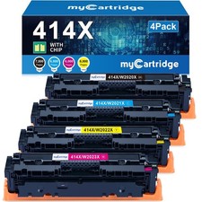 414X Toner Cartridges 4 Pack High Yield (with Chip) Compatible Replacement for H picture