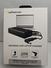 Cellhelmet 65 Watt Universal Laptop Charger With 9 Interchangeable Adaptors New picture