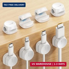 8 Pack Cord Organizer, [1s Lock] Cable Management Clips for Desk picture