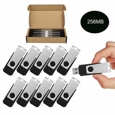 Wholesale Sale 10/ 30/ 50/100pcs 256MB Metal Swivel USB Flash Drive Memory Stick picture