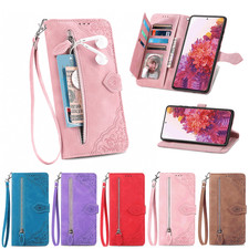 Zip Flower Leather Wallet Cover Case For OPPO Reno 14 15F A80 A6X Find X9 Realme picture