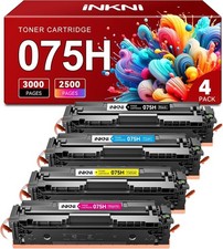075H Toner Cartridge Set MF665CDW for Canon Color ImageCLASS Ink BCYM [4 Pack]  picture