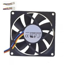 Cooling Fan For DELTA EFB0812HHB-5X20 80*80*15MM DC12V 0.40A 4lines New picture
