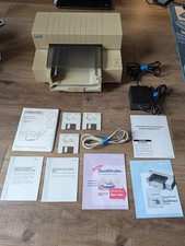 Vintage Apple Mac 1991 HP DeskWriter C Printer C2113A w/ Power, Software, Floppy picture