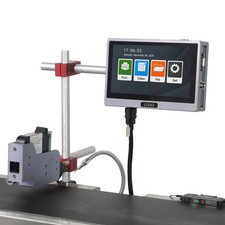 12.7mm Online Inkjet Printer without Conveyor Date Batch QR Barcode picture