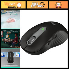 Full Size Wireless Mouse - Ergonomic Design, Large Size, Black, Smooth Tracking picture
