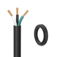 FIRMERST 8/10/12 Gauge 3 Conductor Power Cable, SJTW PVC Jacket Pure Copper wire picture