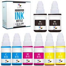 8-Pack Compatible CMYi GI-21 Value Pack Ink Bottles for Canon PIXMA G3262 G3272 picture