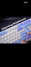 NEW AULA S99 Wireless Mechanical Gaming Keyboard Gradient Blue picture