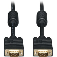 Tripp Lite 20ft VGA Cable P502-020 Gold HD15 M/M SVGA RGB Coax picture
