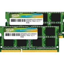 Silicon Power 16GB 2x8GB RAM 1600MHz PC3 12800 204 pin CL11 1.35V Non ECC Unb... picture