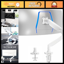 Heavy Duty Single Monitor Arm for Ultrawide Monitors up to 40