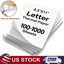 100-1000 Sheets Thermal Printer Paper 8.5