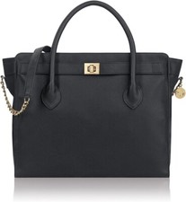 Solo Madison 15.6 Inch Laptop Tote Bag Black Gold picture