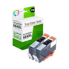 2Pk TCT Compatible For HP 564XL Photo Black HY Photosmart 7520 7510 6510 6520 picture