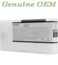 T653100 Original OEM Epson T6531 Ink Cartridge, Photo Black Standard Yield picture