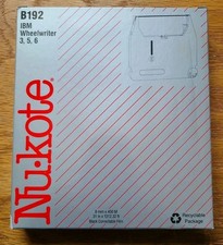 NEW SEALED Nukote B192 Replacement Ribbon for IBM Wheelwriter 3,5,6 picture