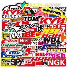 100 pcs/Pack Fashion Motocross Motorcycles Dirt Bike Supercross Stickers No Repe picture