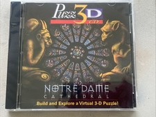 Puzz 3D CD Notre Dame Cathedral Windows Mac Puzzle *Sealed CD* picture