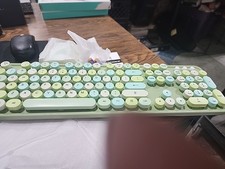 MOFii Keyboard Candy BT 100 Key Bluetooth Fashion green Retro New picture