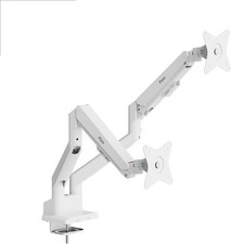 Pixio PS1D Wave White Dual Monitor Arm 32in picture
