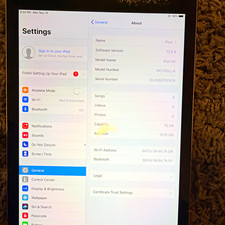Apple iPad Air 9.7in 16GB Silver Wi‑Fi + Bluetooth Tablet MD785LL/A picture