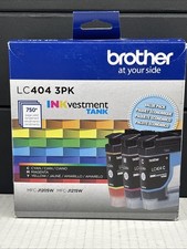 Brother LC4043PK 3 color Pack INKvestment Tank Ink Cartridges 04/2026 CMY NEW picture
