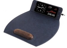 Magnetic Wireless Charging Mouse Pad with Ergonomic Design, Mousepad (Blue) picture