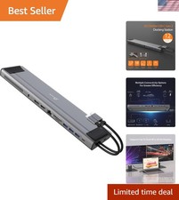 Versatile USB C Docking Station - Dual 4K Display, 3 SuperSpeed USB Ports picture