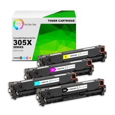 TCT 4PK 305X 305A set CE410X CE411A CE412A CE413A For HP Color LaserJet Pro 400 picture