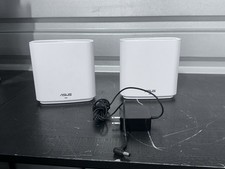 ASUS ZenWiFi ET9 2PK AXE7800 Tri-band Mesh WiFi 6E Router 2 Pack - Used picture