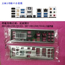 FOR ASUS Z87-DELUXE/QUAD、Z87-DELUXE/DUAL IO I/O Shield Back Plate NEW Backplate picture