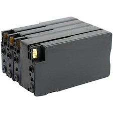4 Pk 950XL 951XL Ink Cartridge For HP Officejet 8100 8600 w/chip Show Ink Level picture