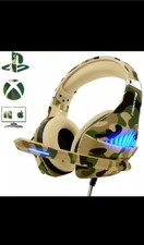 Beexcellent Pro Gaming Headset GM-500 Camo 3.5 MM 4 pin USB NEW IN BOX picture