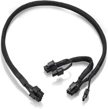 8Pin PCIe GPU Power Cable For Thermaltake Toughpower GF3 1200 Watt Snow Edition picture