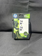 HP Ink Cartridge 56 Black Twin Pack NIB picture