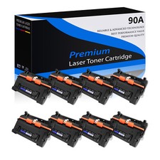 8PK Black CE390A 90A Toner for HP LaserJet Enterprise 600 M601dn M601n M602dn picture