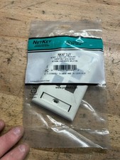 Panduit NK4FIWY NetKey 1-Gang 4-Port Faceplate ABS Off White-NEW IN SEALED PACK picture
