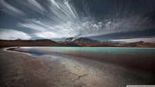 Landscape mountains clouds Custom Gaming Mat Desk picture