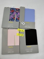 Heyday iPad Tablet Case Mixed Lot of 4 - Floral, Blue, Pink, Black - Open Box picture