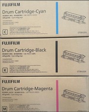 Genuine Fujifilm / Fuji Xerox CT351221 Drum Cartridges – Black, Cyan & Magenta picture